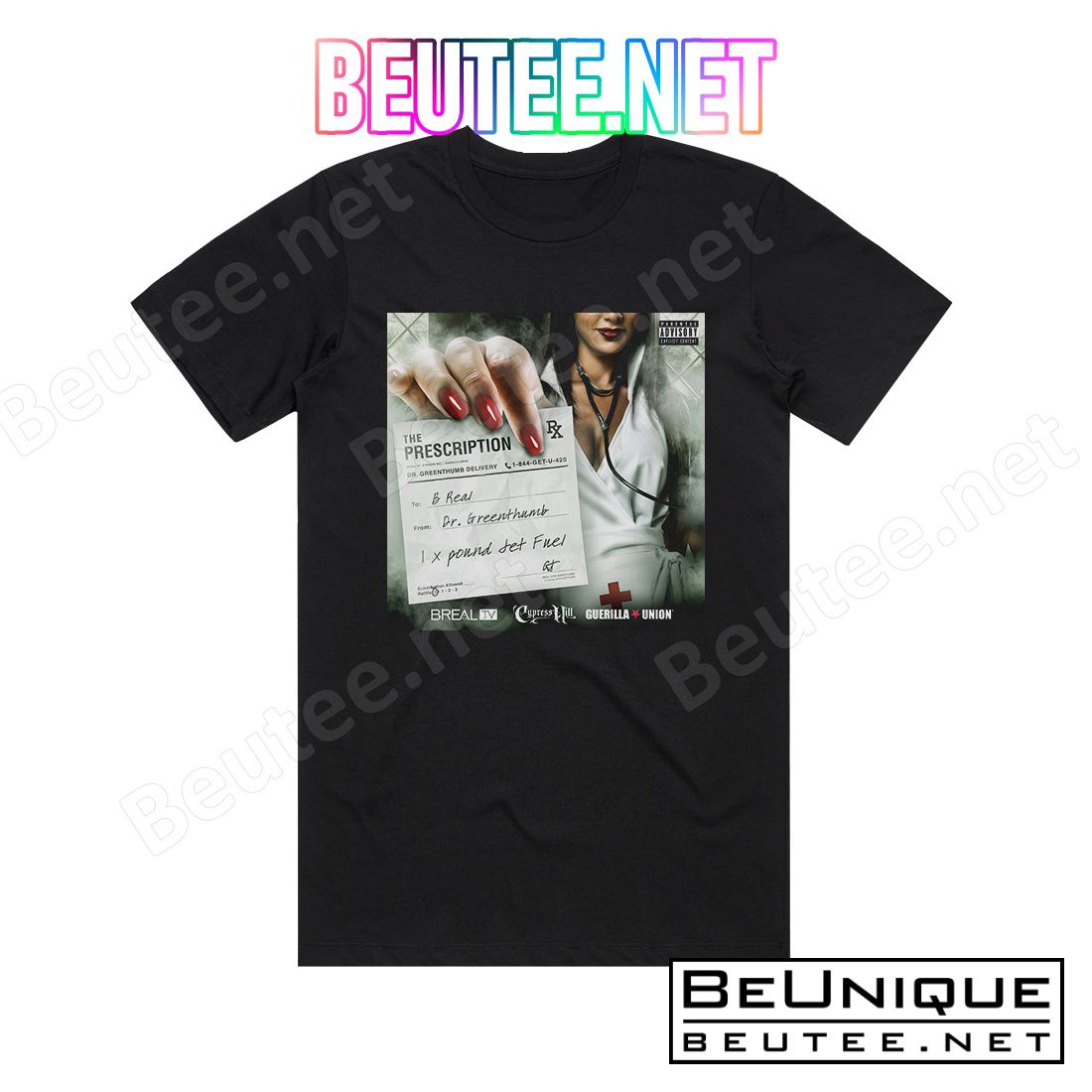 B-Real The Prescription Album Cover T-Shirt