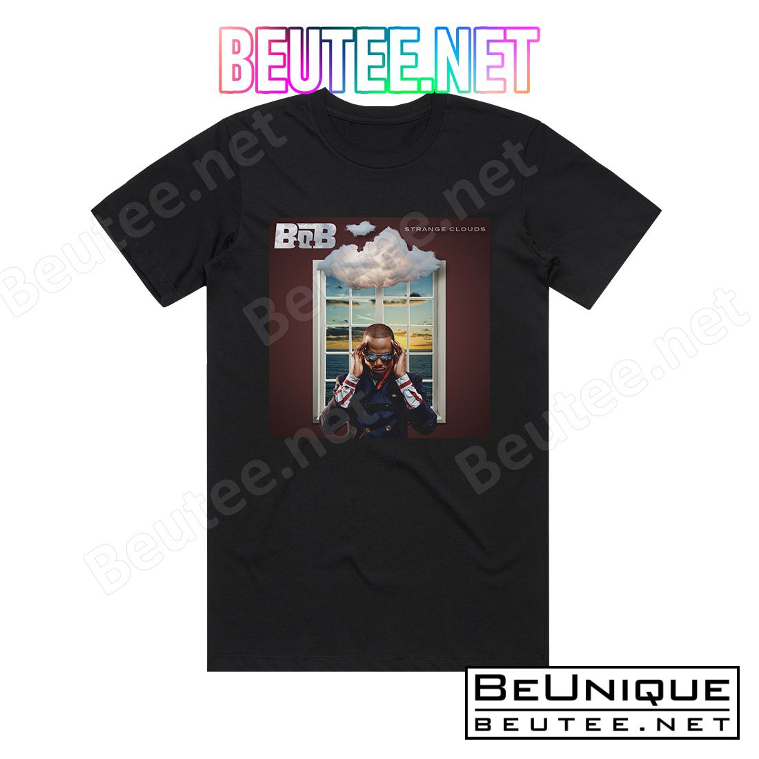 B.o.B. Strange Clouds 1 Album Cover T-Shirt