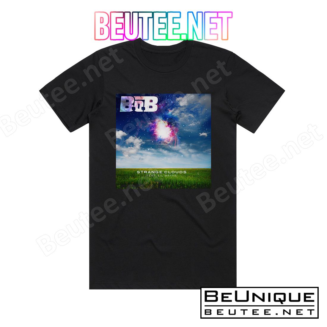 B.o.B. Strange Clouds 2 Album Cover T-Shirt