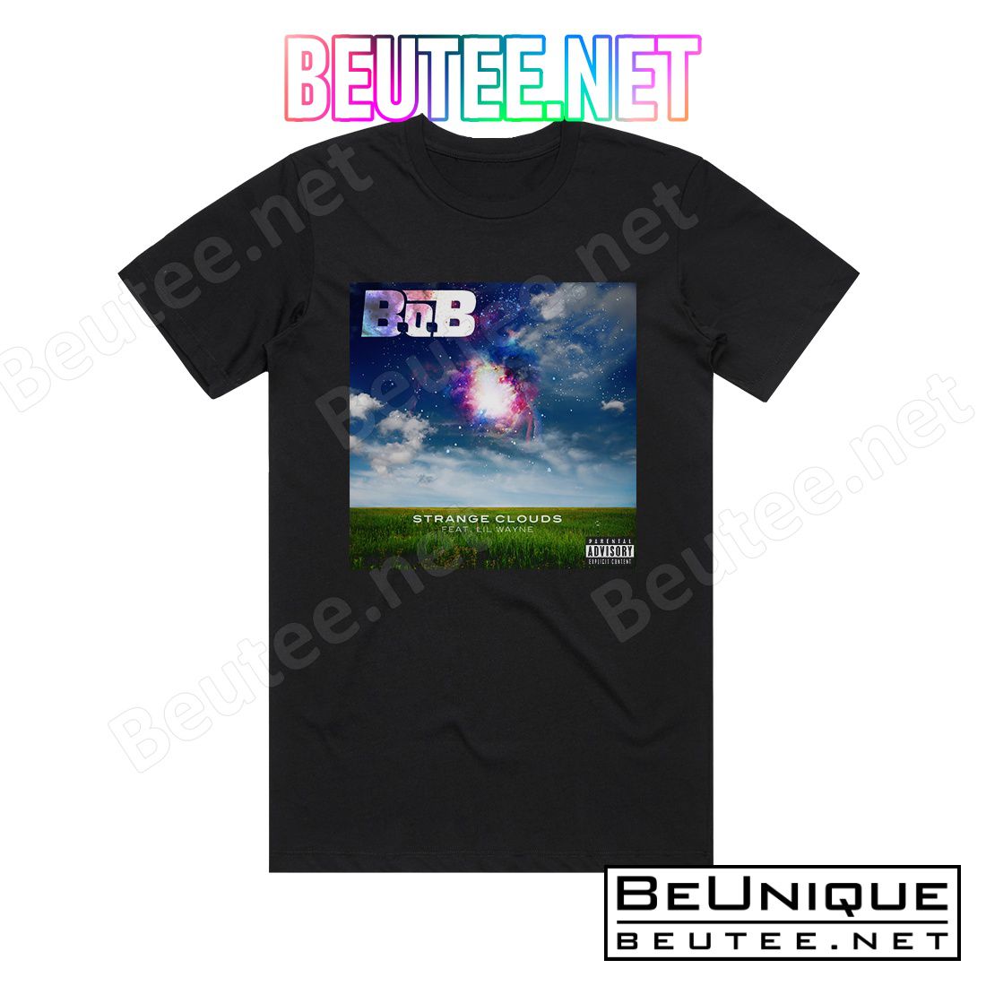 B.o.B. Strange Clouds 3 Album Cover T-Shirt
