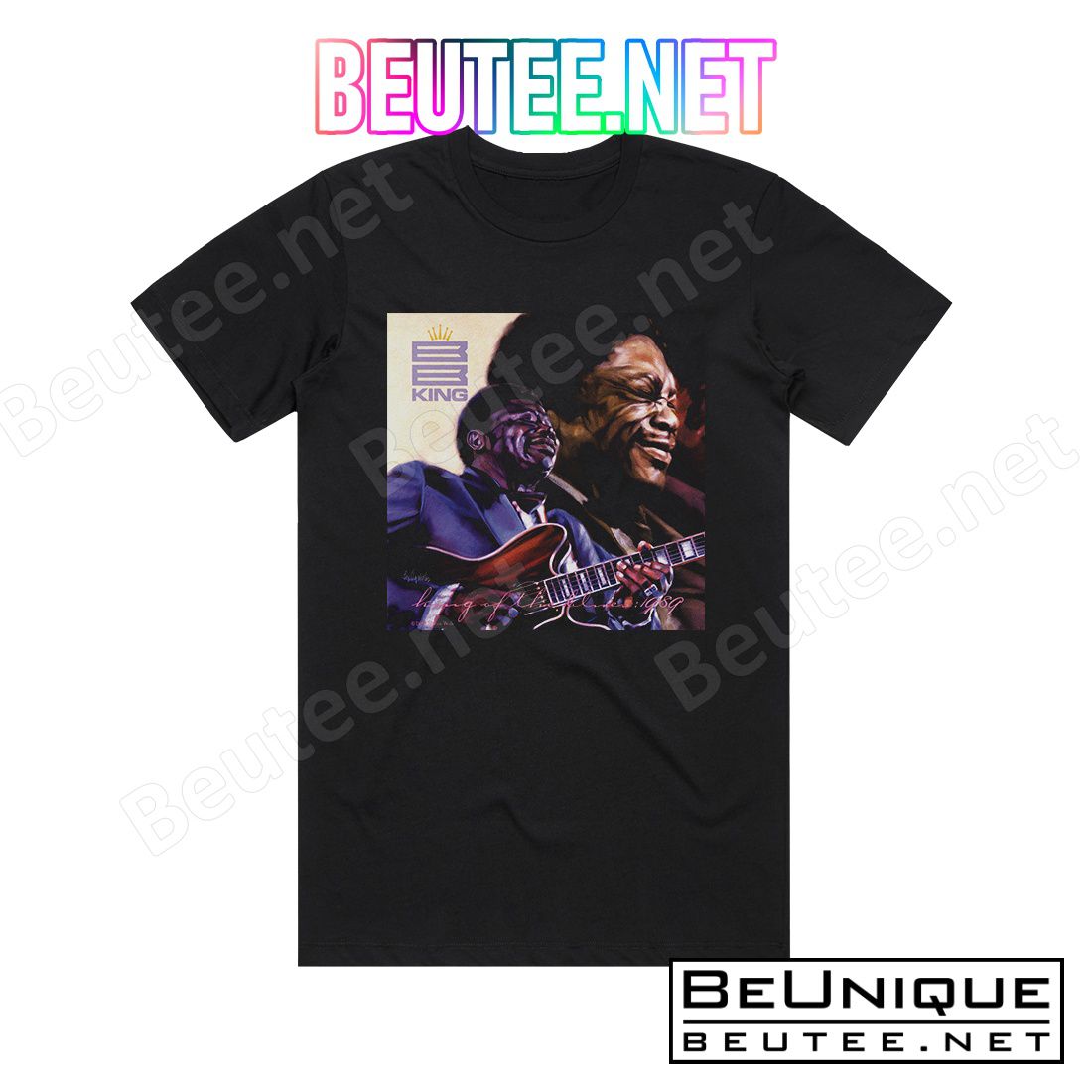 BB King King Of The Blues 1989 Album Cover T-Shirt