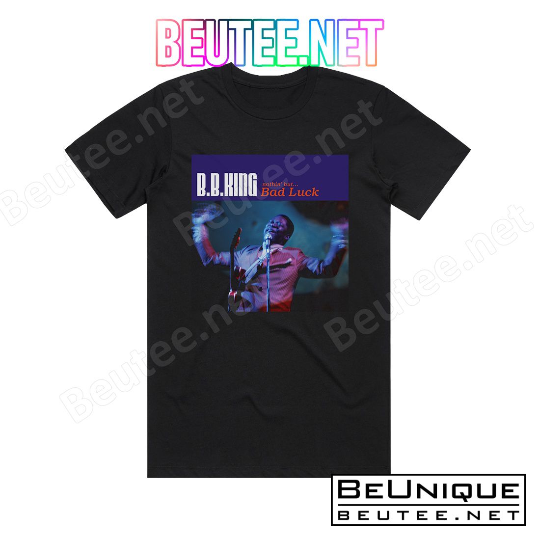 BB King Nothin But Bad Luck Album Cover T-Shirt