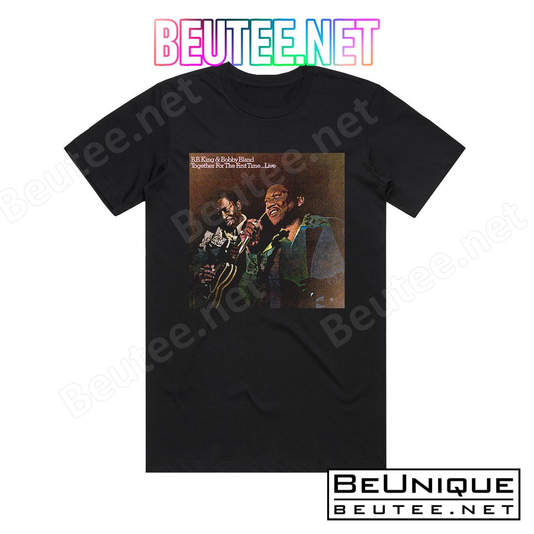 BB King Together For The First Time Live Album Cover T-Shirt