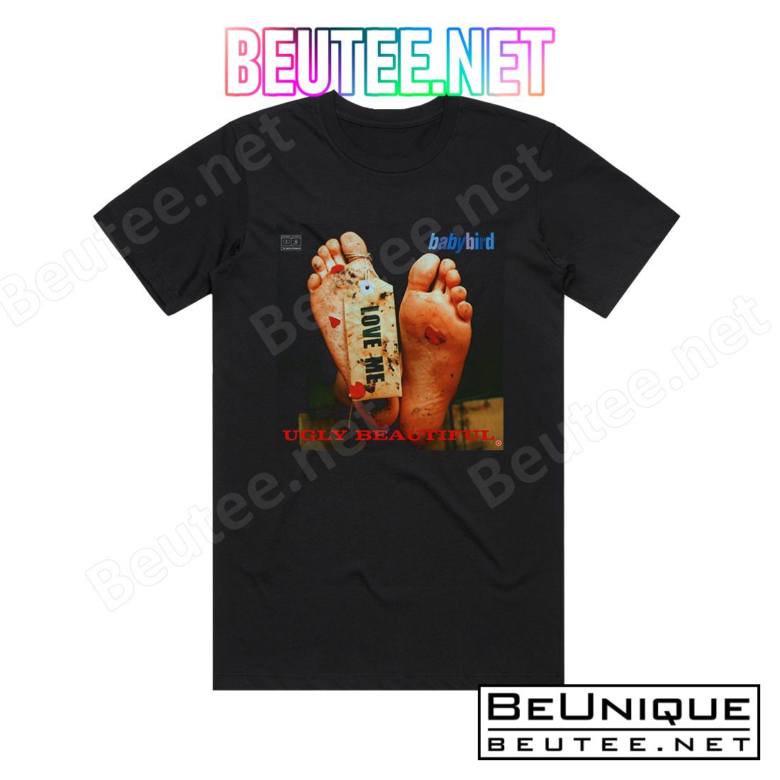 Babybird Ugly Beautiful Album Cover T-Shirt