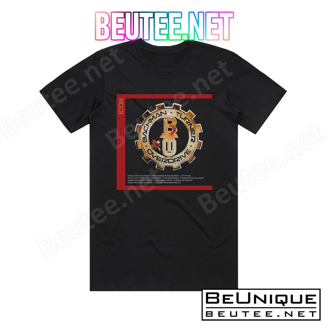 Bachman-Turner Overdrive Icon Album Cover T-Shirt