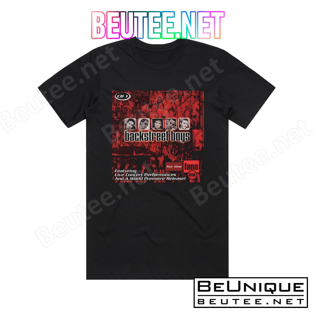 Backstreet Boys For The Fans 1 Album Cover T-Shirt