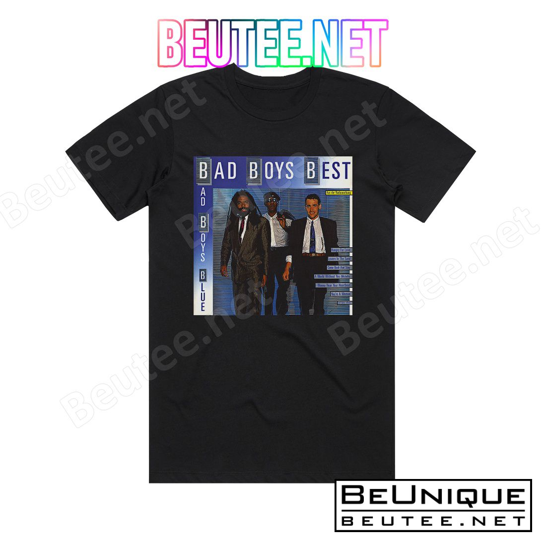 Bad Boys Blue Bad Boys Best Album Cover T-Shirt