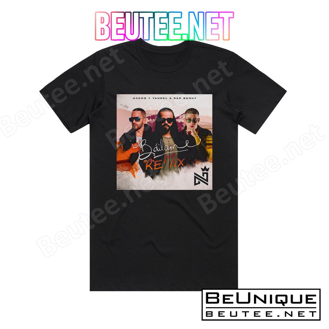 Bad Bunny Bilame Remix Album Cover T-Shirt