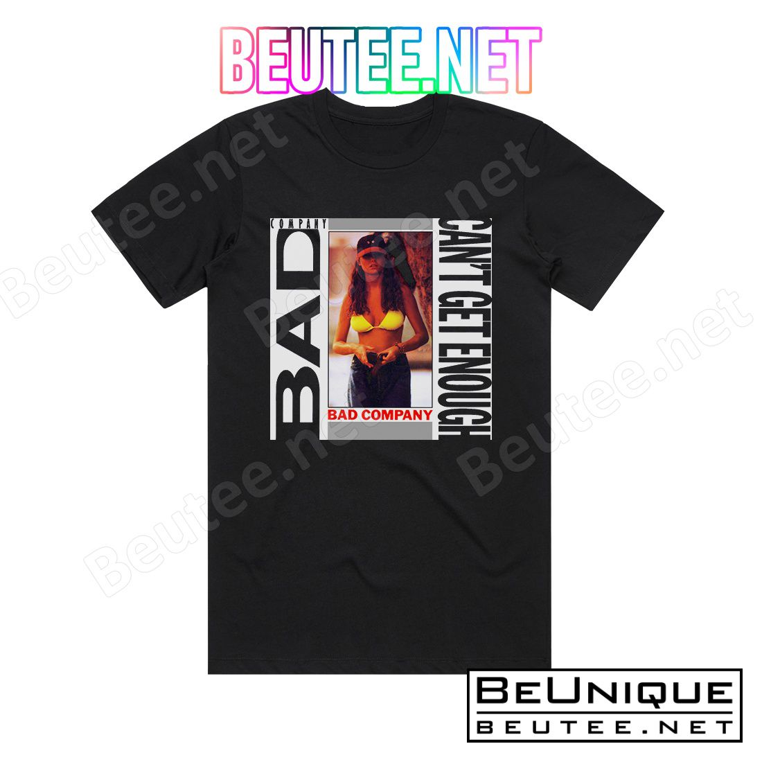 Bad Company Cant Get Enough Album Cover T-Shirt