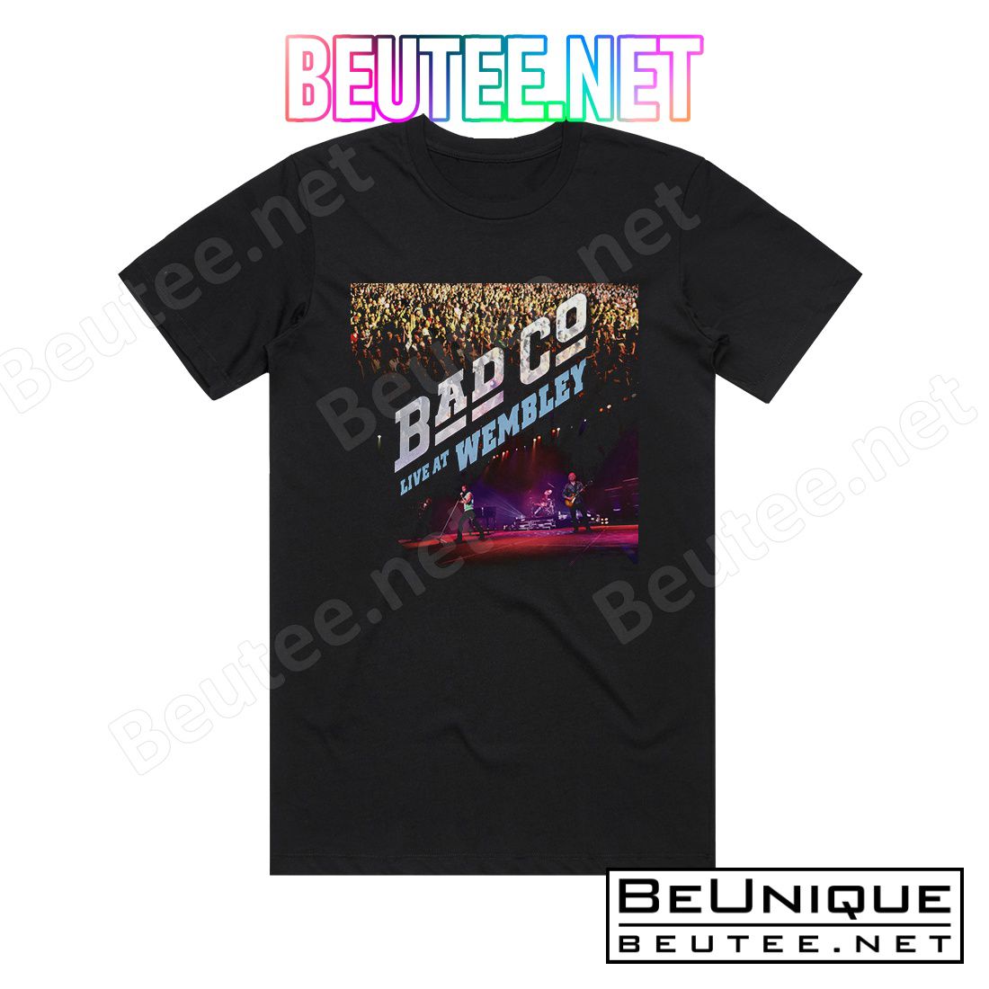 Bad Company Live At Wembley Album Cover T-Shirt