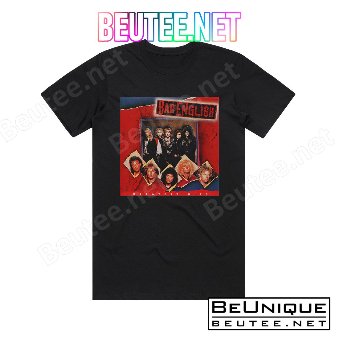 Bad English Greatest Hits Album Cover T-Shirt