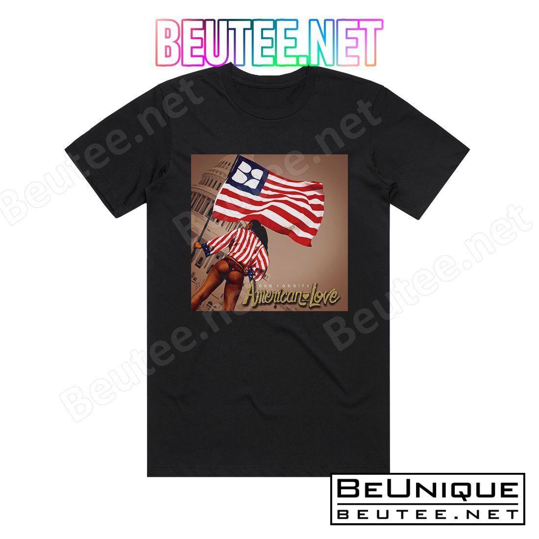 Bad Rabbits American Love Album Cover T-Shirt