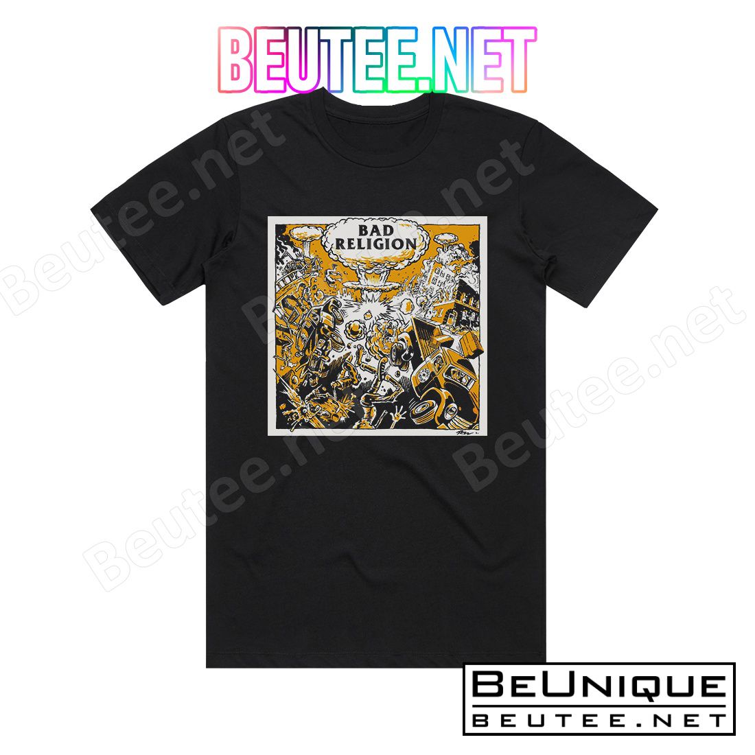 Wonderful Bad Religion Atomic Garden Album Cover T-Shirt, Long Sleeve, Tank Top