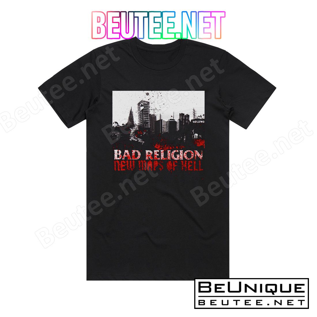 Bad Religion New Maps Of Hell Album Cover T-Shirt