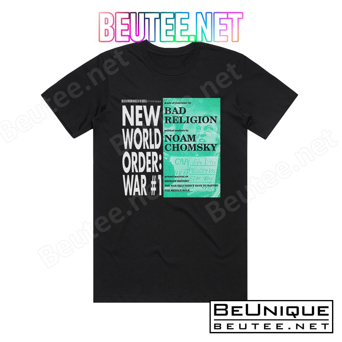Bad Religion New World Order War 1 Album Cover T-Shirt