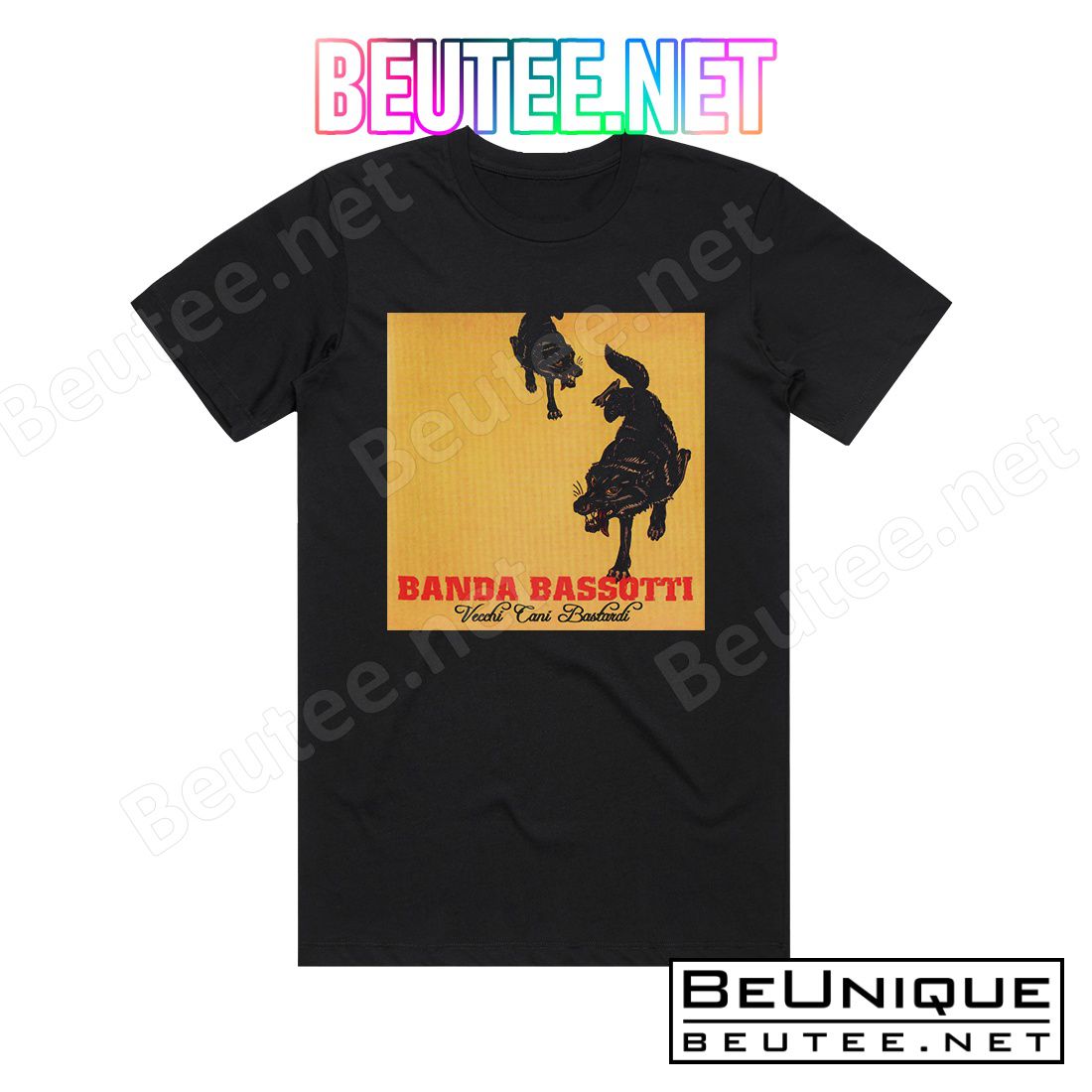 Banda Bassotti Vecchi Cani Bastardi Album Cover T-Shirt