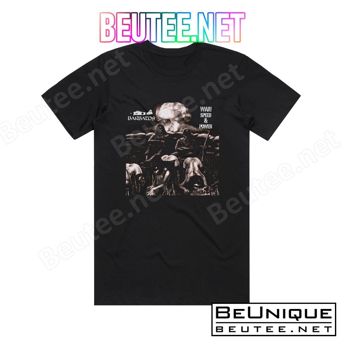 Barbatos War Speed And Power Album Cover T-Shirt