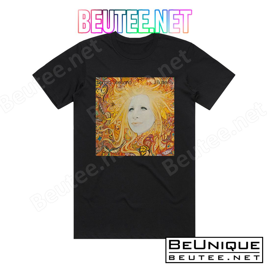 Barbra Streisand Butterfly 1 Album Cover T-Shirt