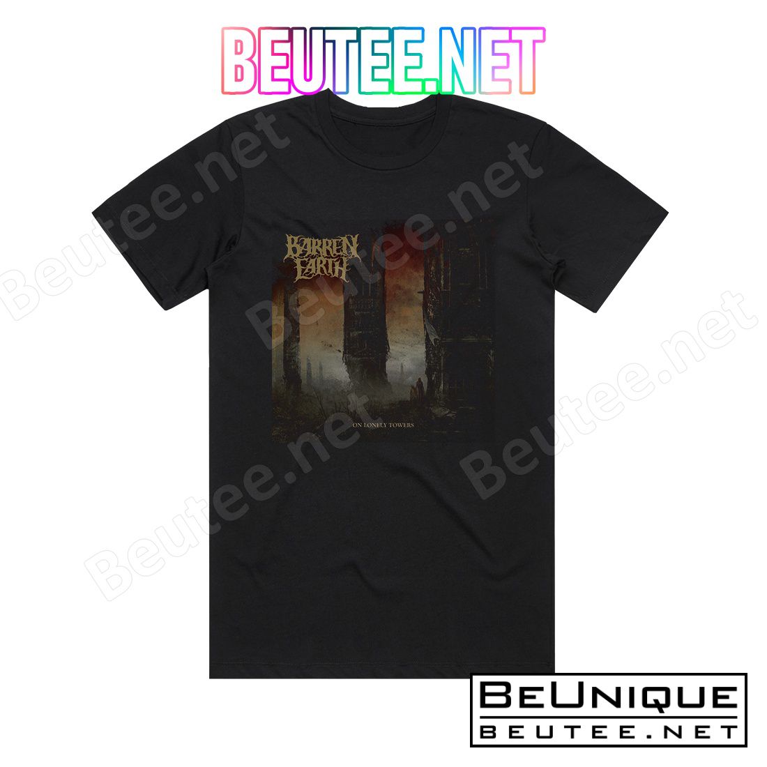 Barren Earth On Lonely Towers Album Cover T-Shirt