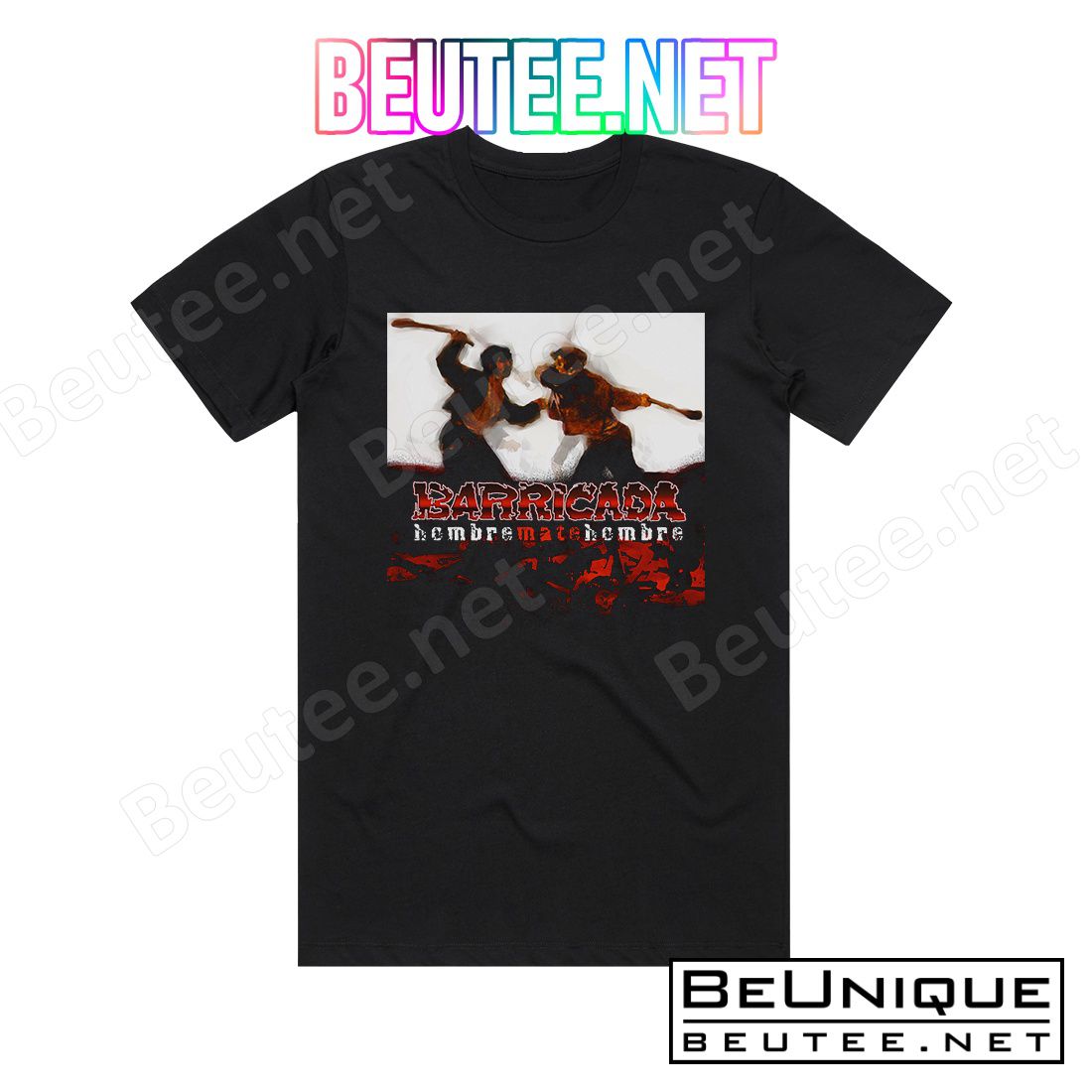 Barricada Hombre Mate Hombre Album Cover T-Shirt