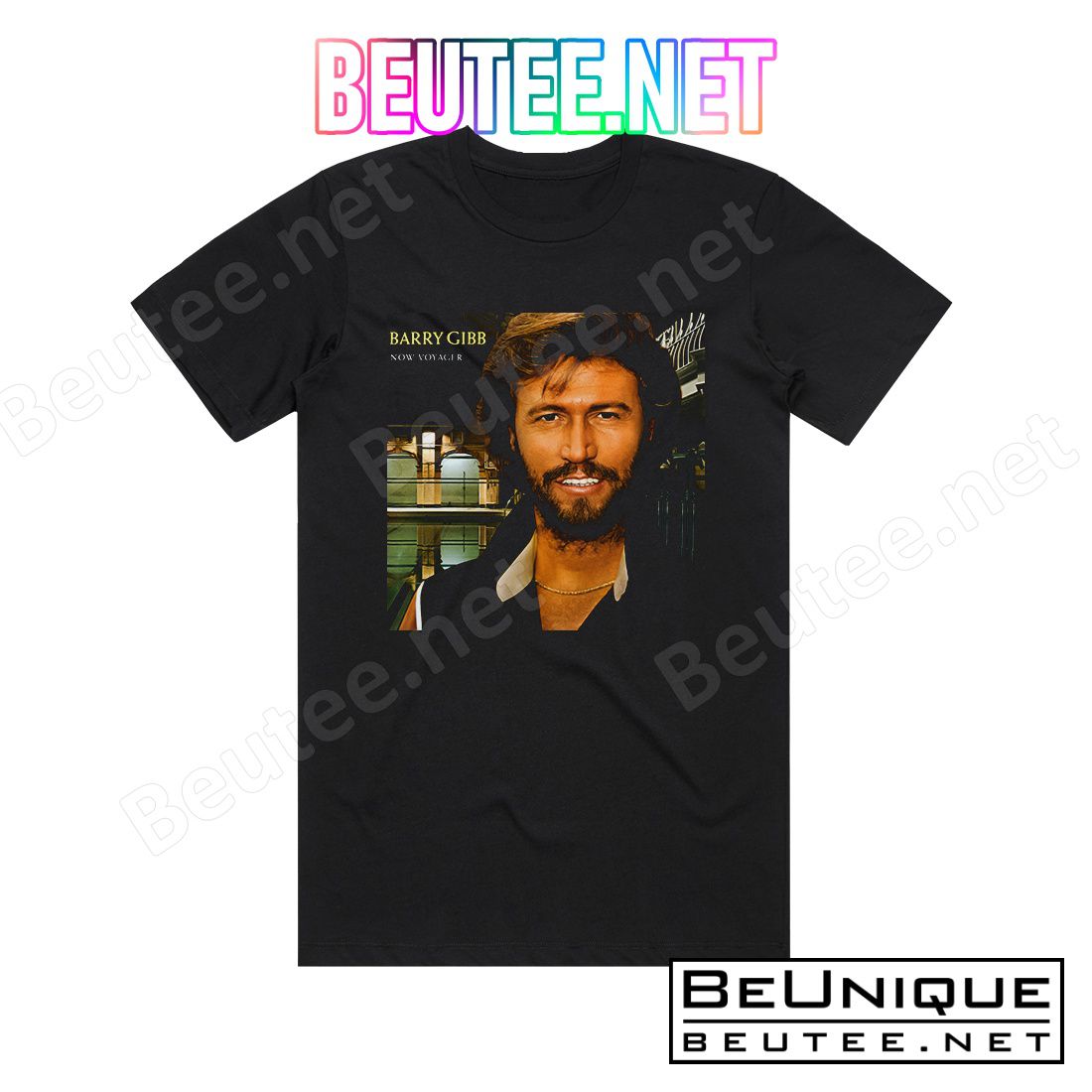 Barry Gibb Now Voyager Album Cover T-Shirt