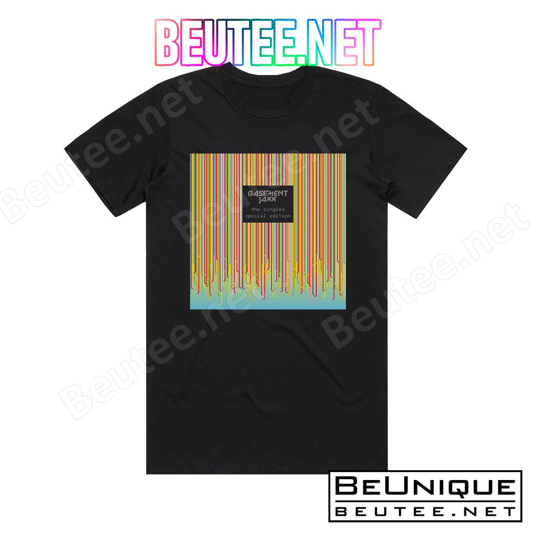 Basement Jaxx The Singles 2 Album Cover T-Shirt