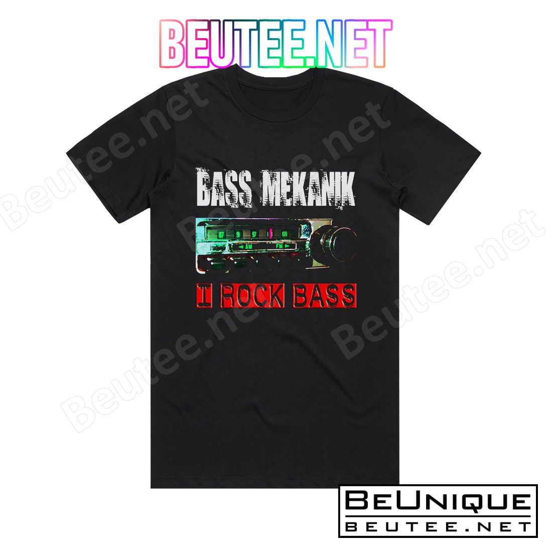 Bass Mekanik I Rock Bass Album Cover T-Shirt