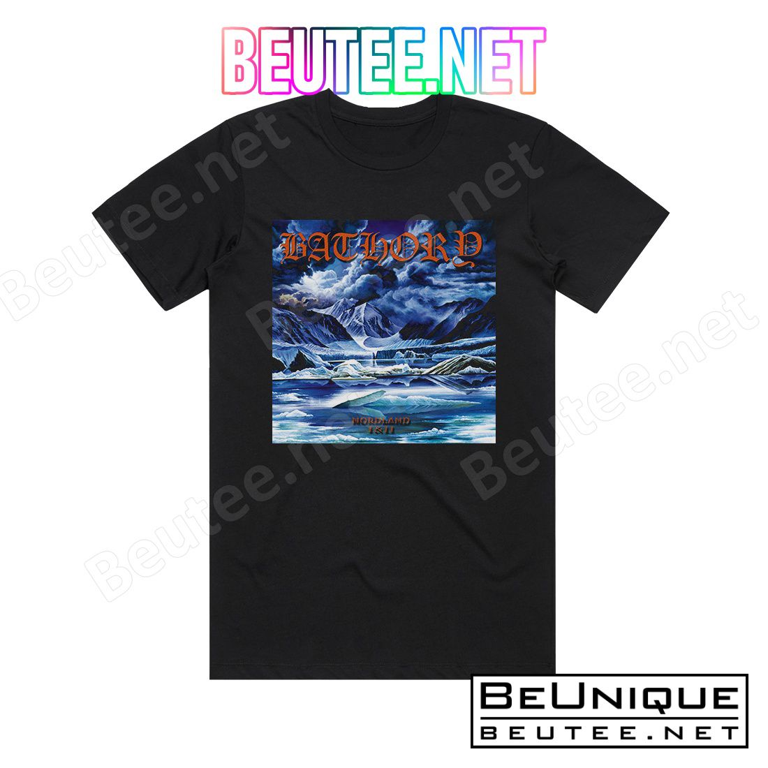 3D Bathory Nordland I Ii Album Cover T-Shirt, Long Sleeve, Tank Top