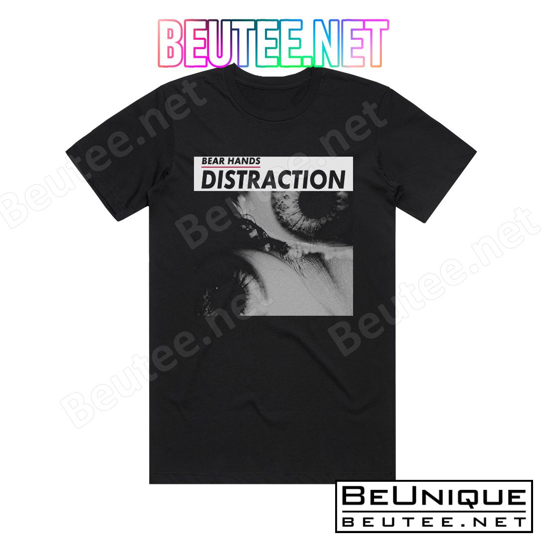 Bear Hands Distraction Album Cover T-Shirt