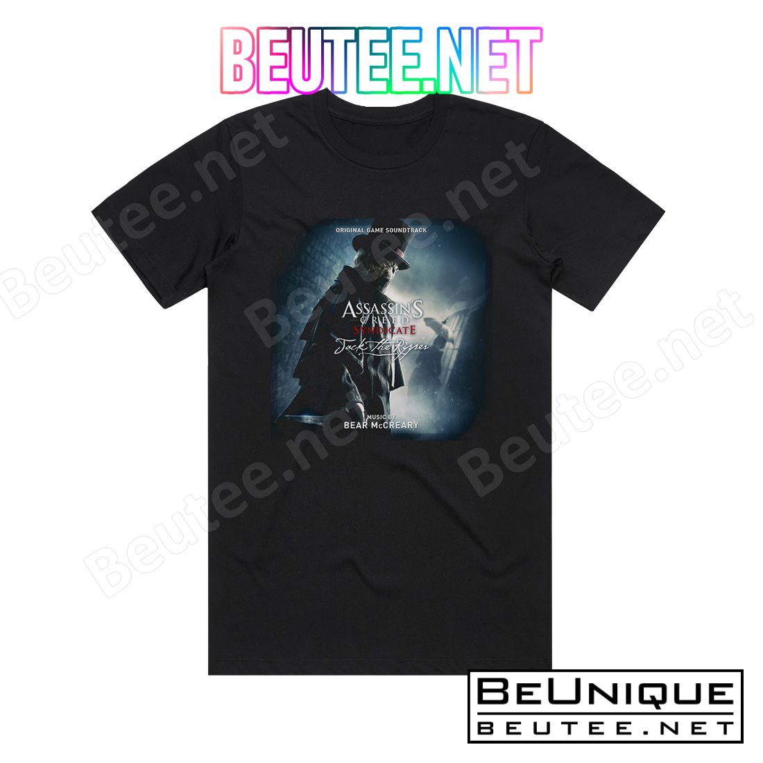 Bear McCreary Assassin's Creed Syndicate Jack The Ripper Album Cover T-Shirt