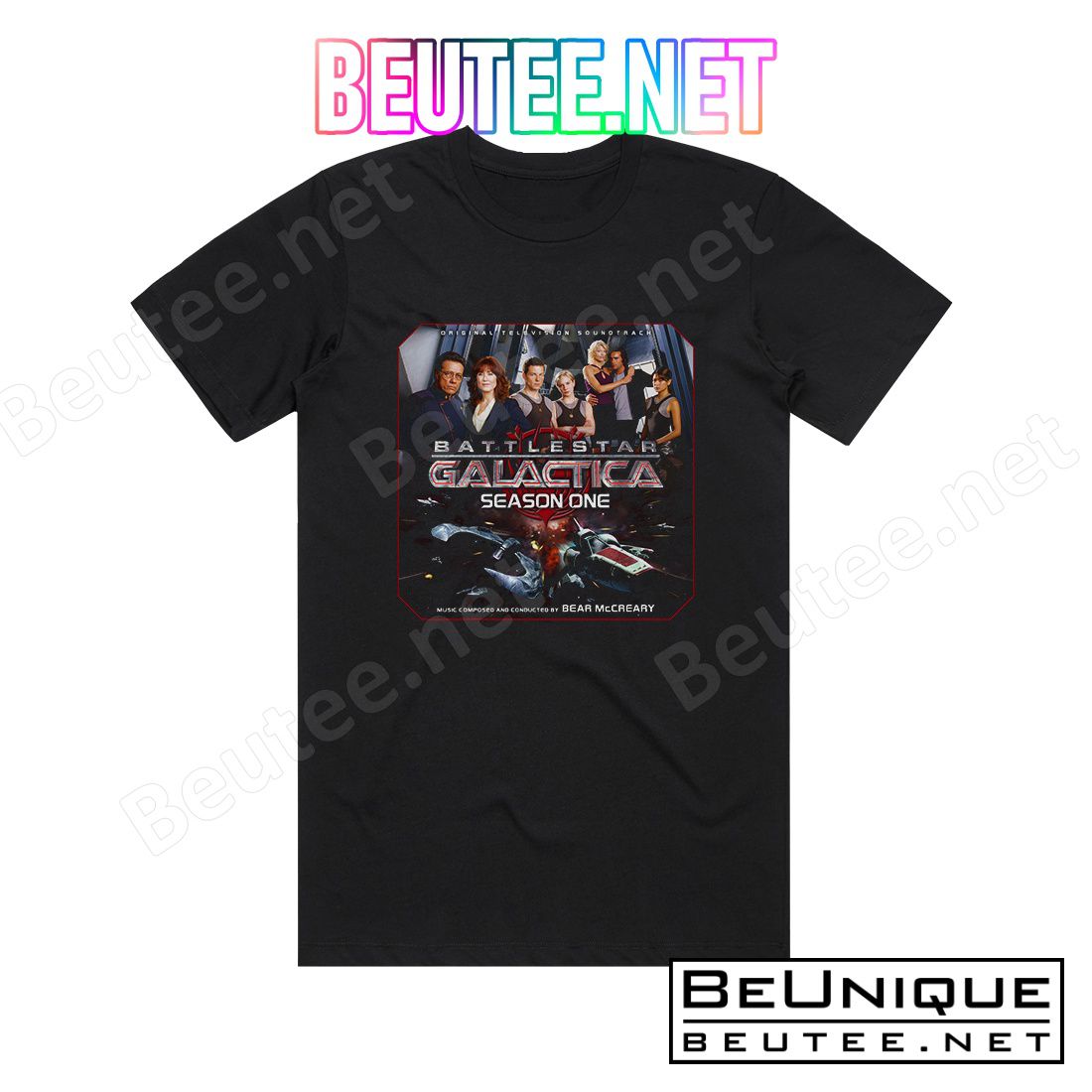 Bear McCreary Battlestar Galactica Season 1 Album Cover T-Shirt