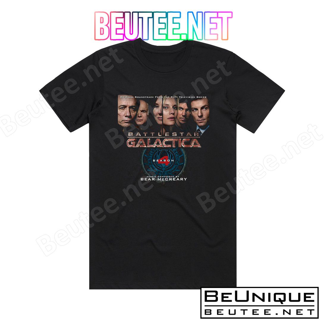 Bear McCreary Battlestar Galactica Season 4 Album Cover T-Shirt