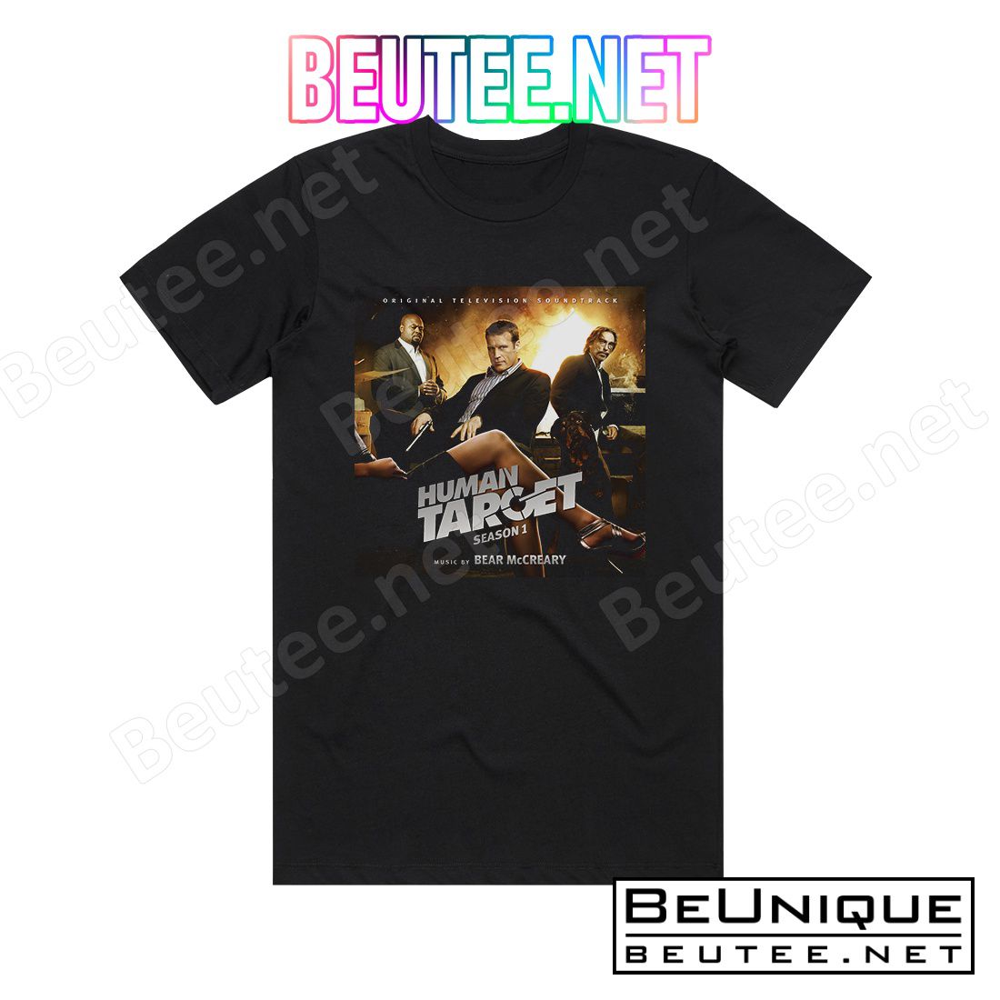 Bear McCreary Human Target Season 1 Album Cover T-Shirt