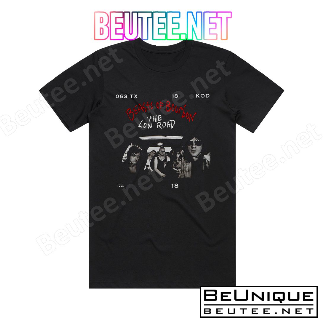 Beasts of Bourbon The Low Road Album Cover T-Shirt