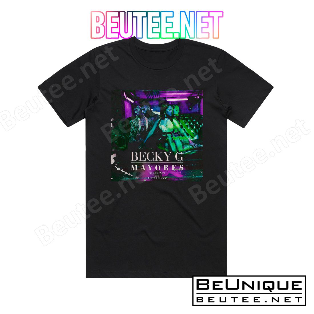 Becky G Mayores Klap Remix Album Cover T-Shirt