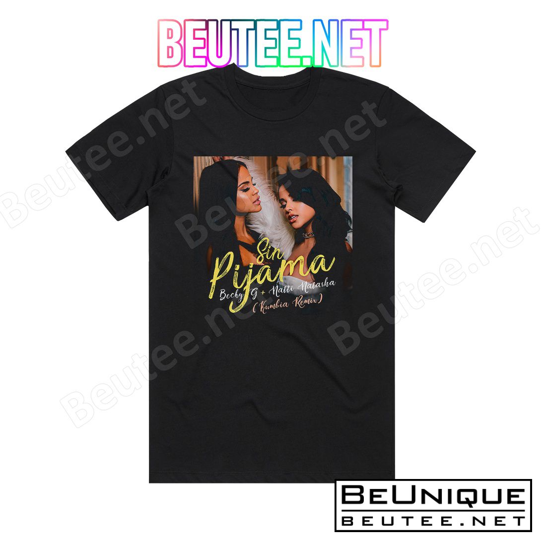 Wonderful Becky G Sin Pijama Kumbia Remix Album Cover T-Shirt, Sweatshirt, Tank Top