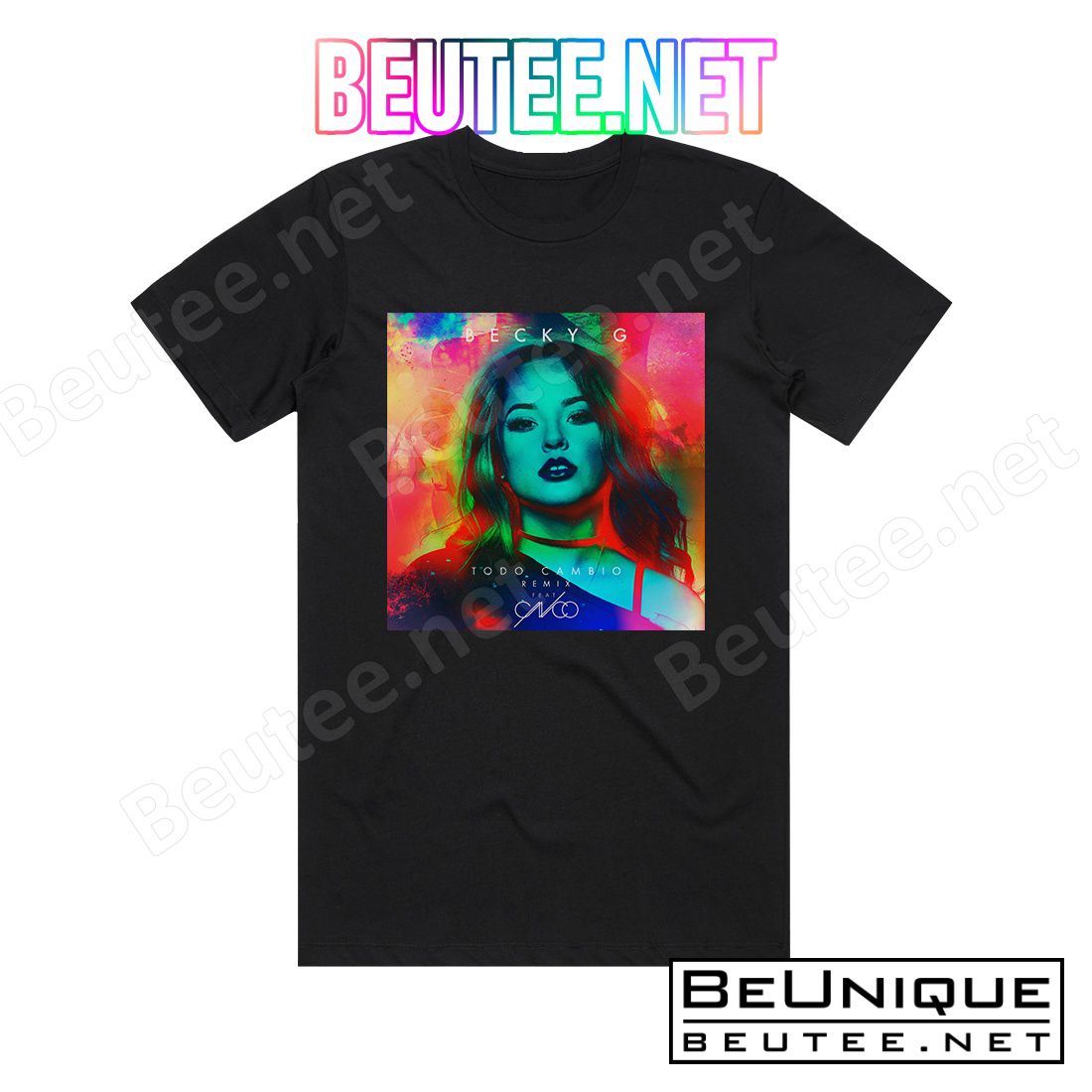 Becky G Todo Cambio Remix 1 Album Cover T-Shirt