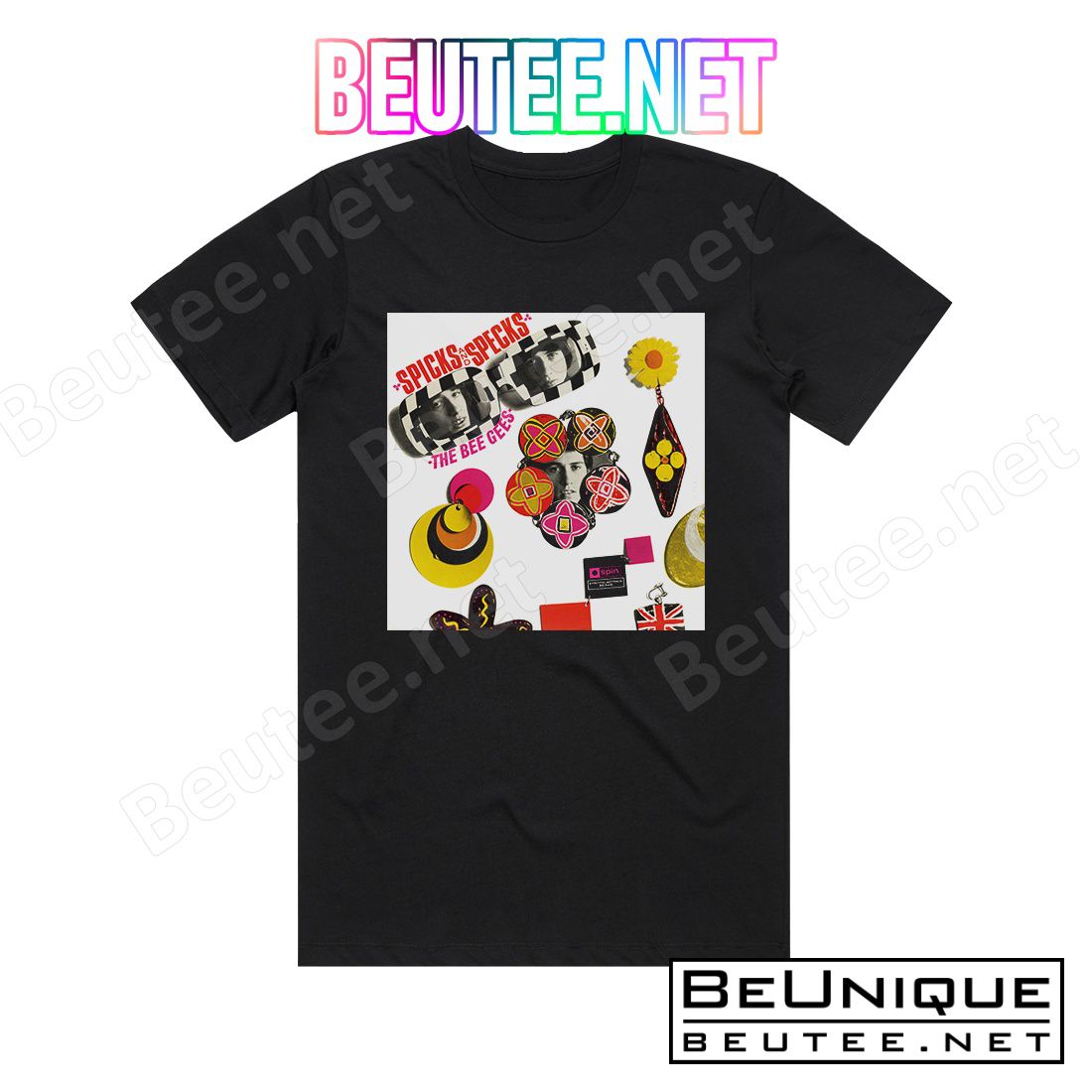 Bee Gees Spicks And Specks Album Cover T-Shirt