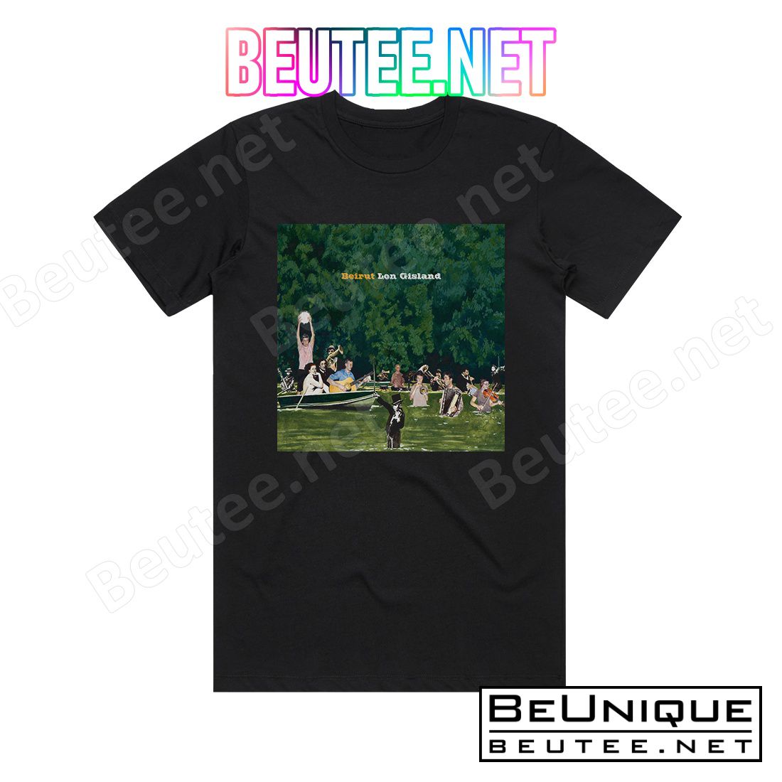 Beirut Lon Gisland Album Cover T-Shirt