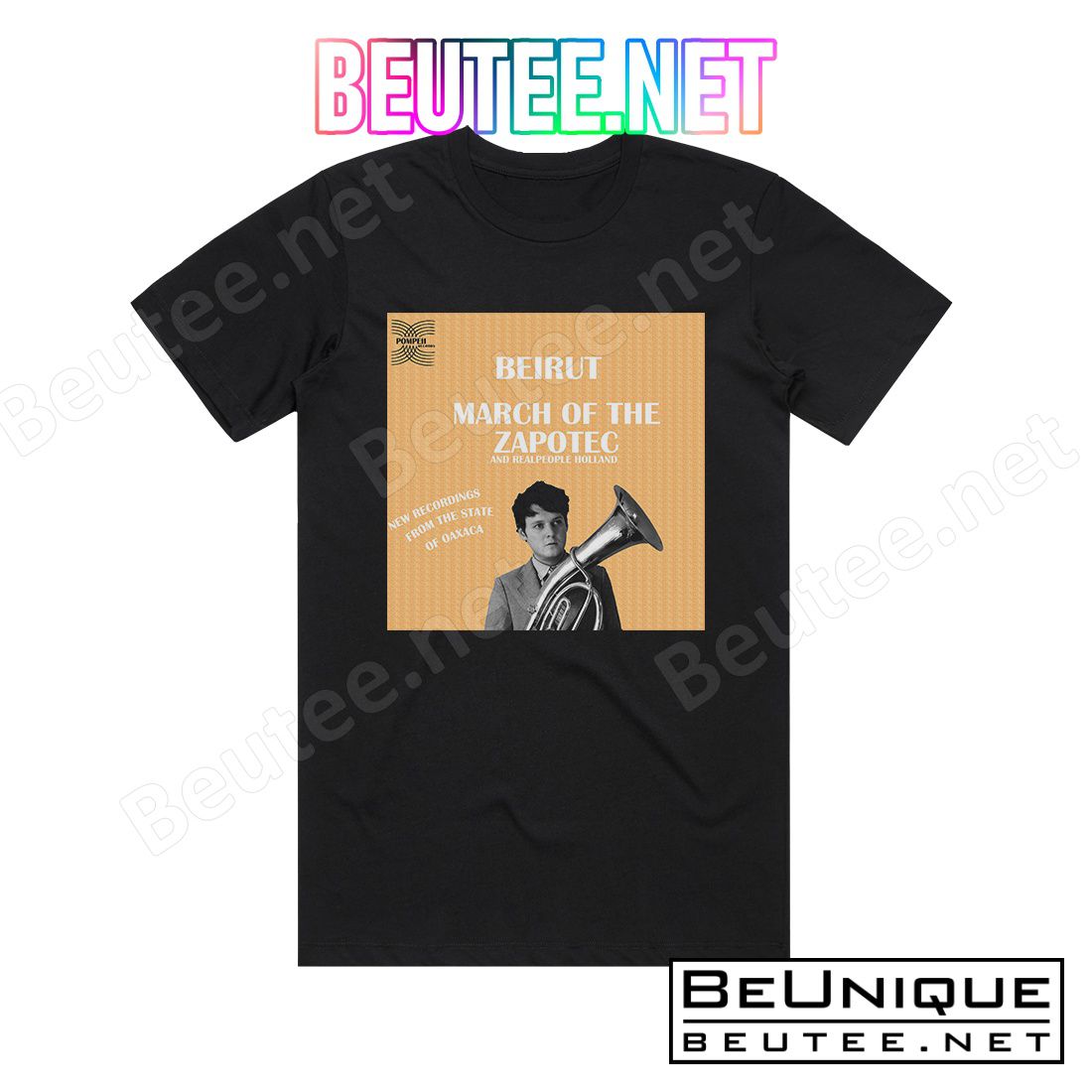 Beirut March Of The Zapotec And Realpeople Holland Album Cover T-Shirt