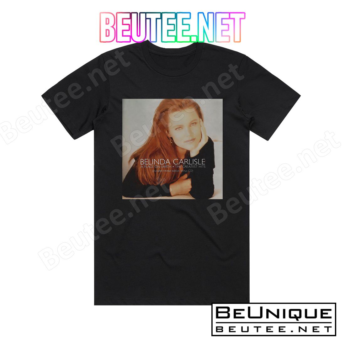 Belinda Carlisle A Place On Earth The Greatest Hits Album Cover T-Shirt