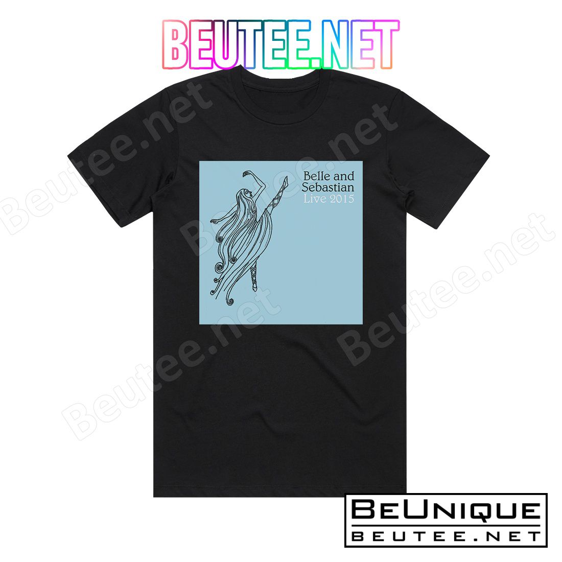 Belle and Sebastian Live 2015 Album Cover T-Shirt