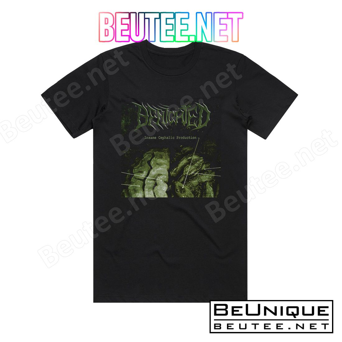 Benighted Insane Cephalic Production 1 Album Cover T-Shirt