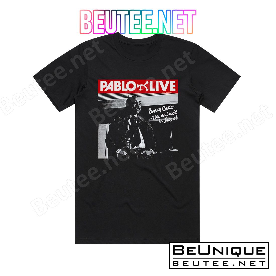 Benny Carter Live And Well In Japan Album Cover T-Shirt