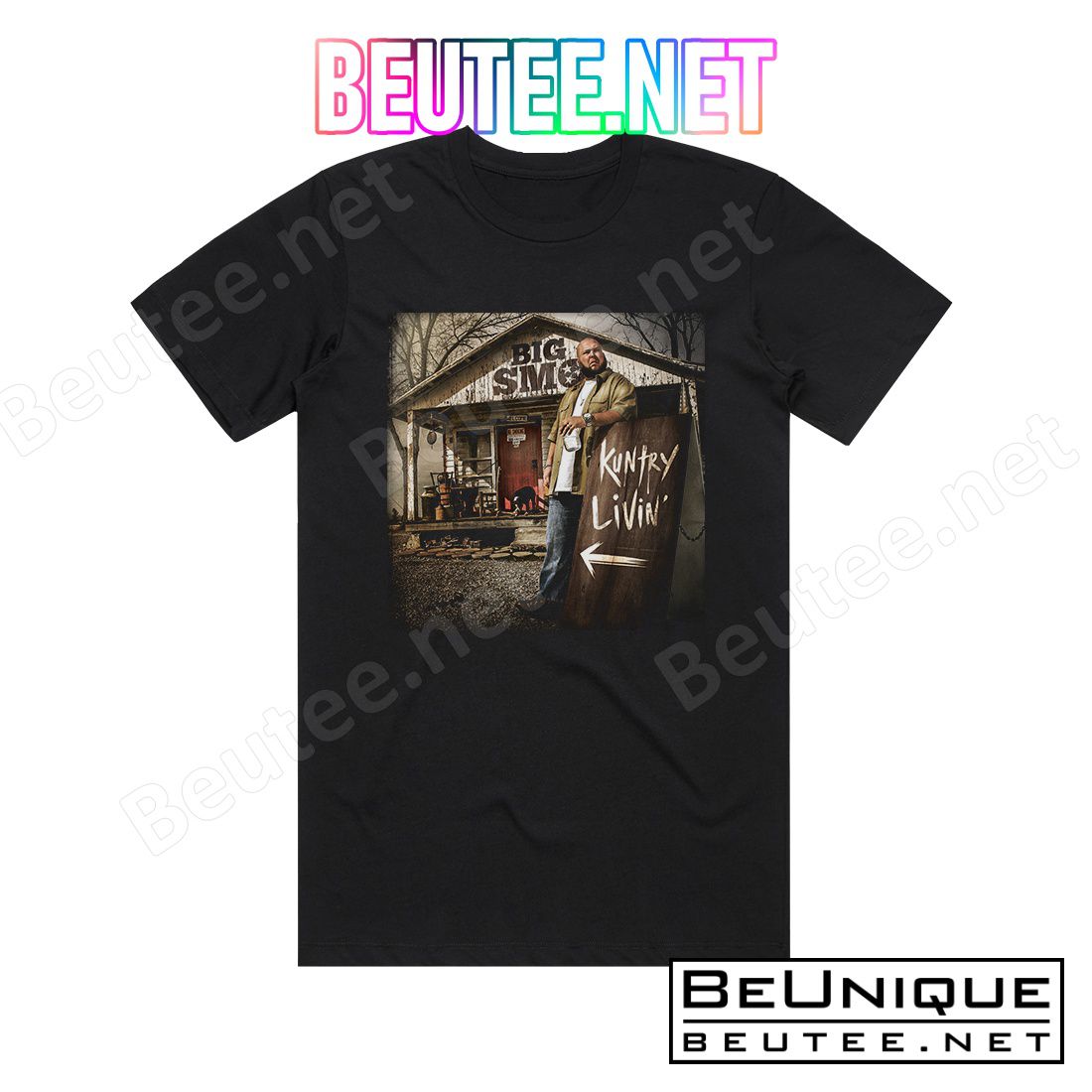 Big Smo Kuntry Livin Album Cover T-Shirt