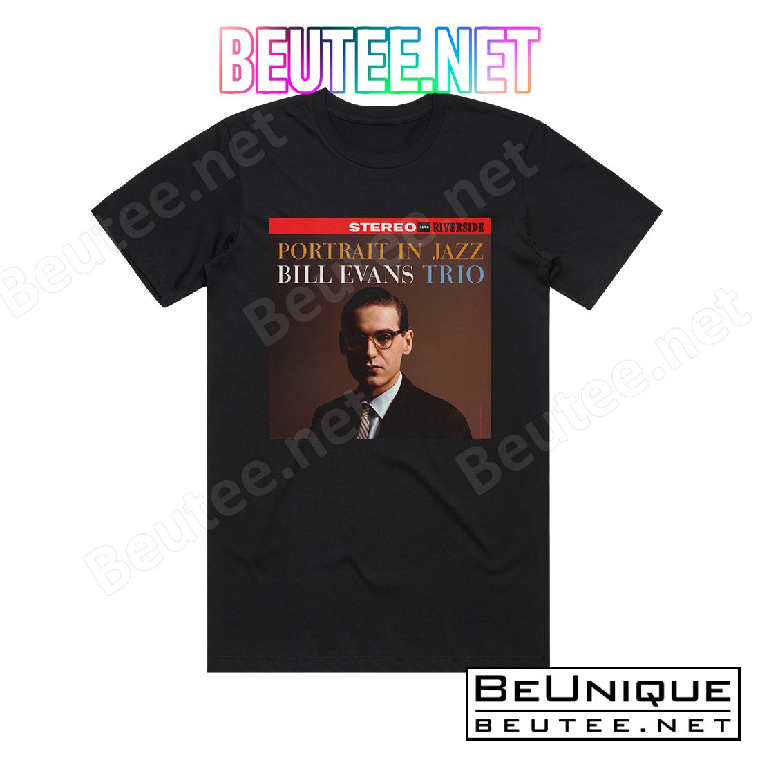 Bill Evans Trio Portrait In Jazz Album Cover T-Shirt