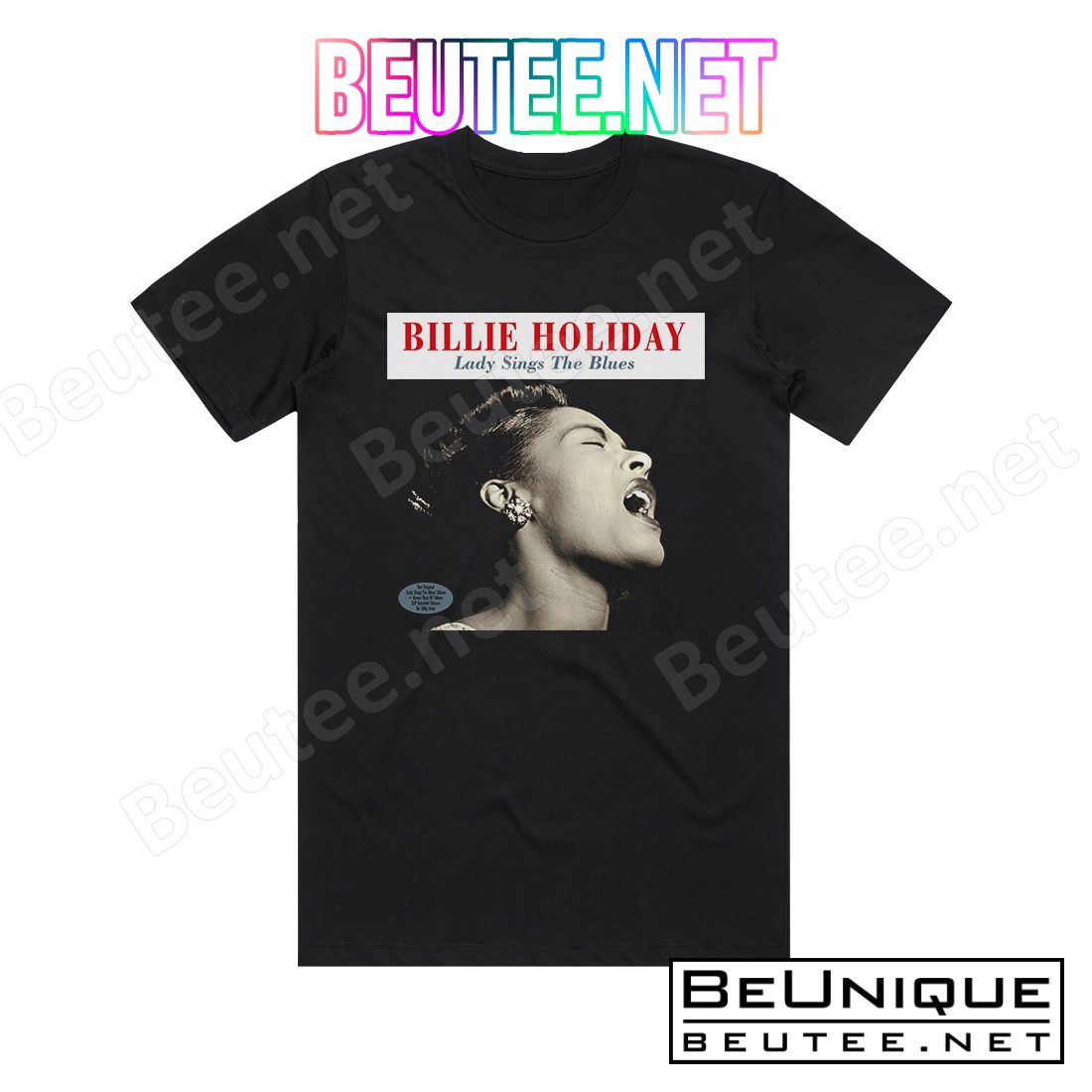 Billie Holiday Lady Sings The Blues 1 Album Cover T-Shirt