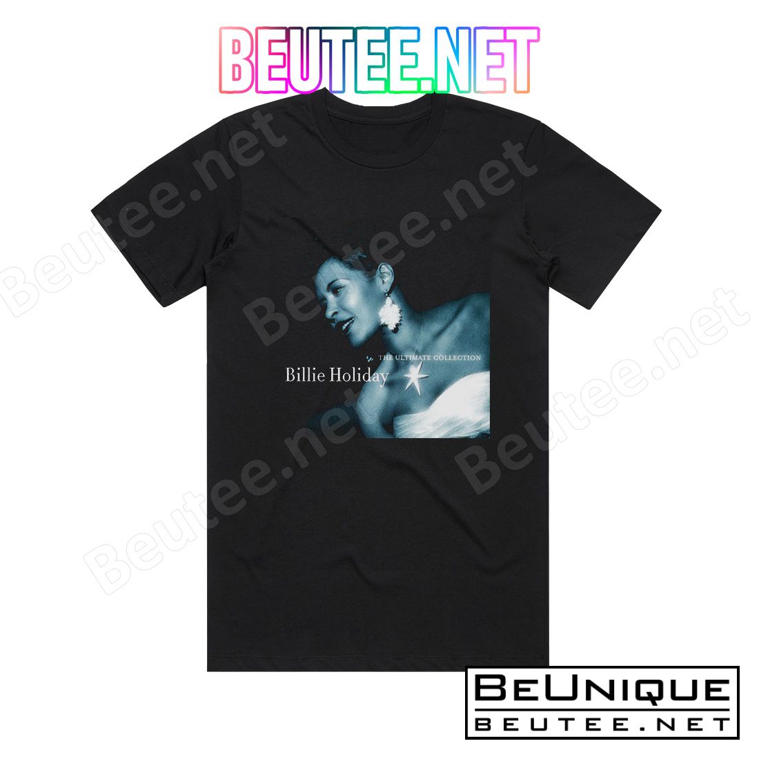 Billie Holiday The Ultimate Collection Album Cover T-Shirt
