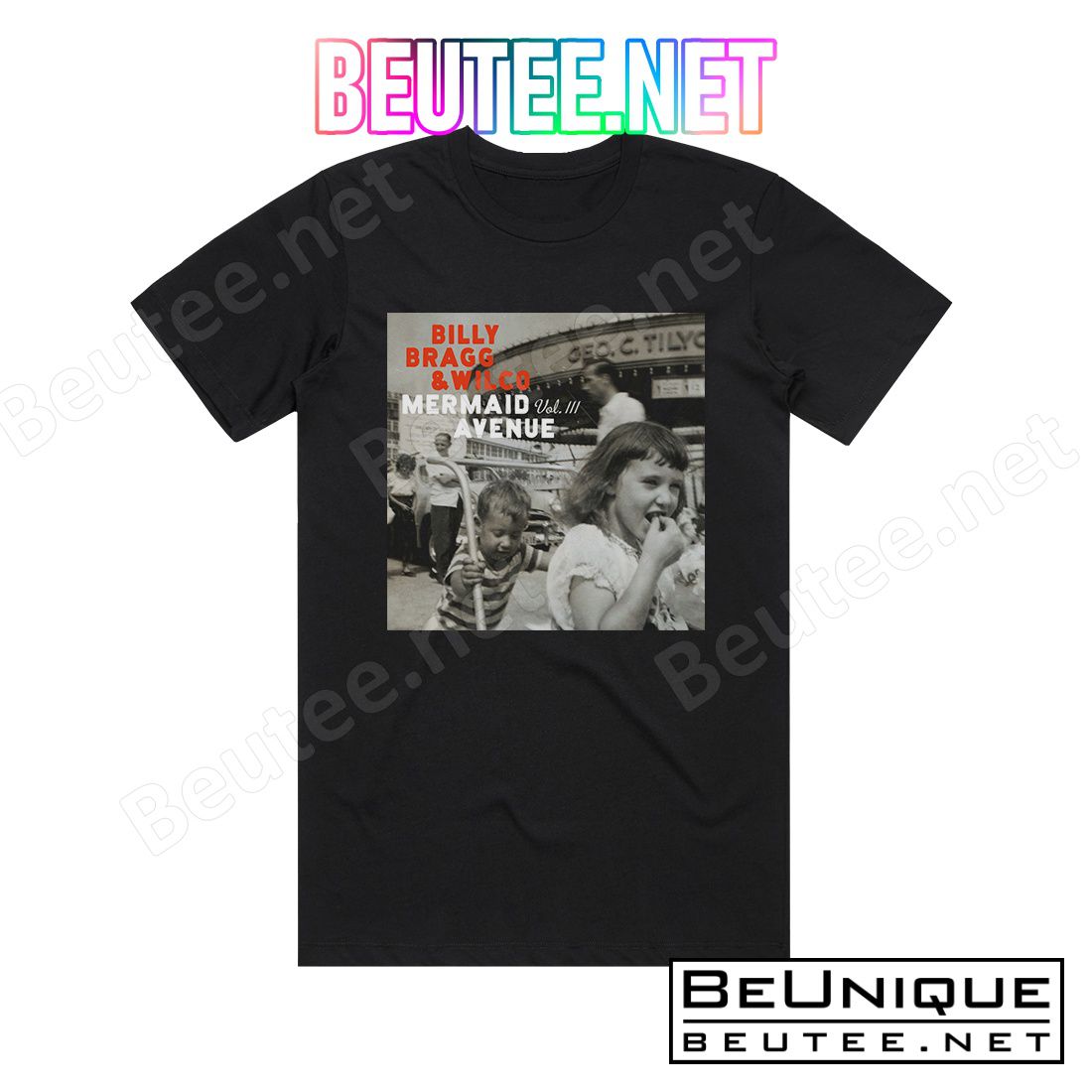 Billy Bragg Mermaid Avenue Vol Iii Album Cover T-Shirt