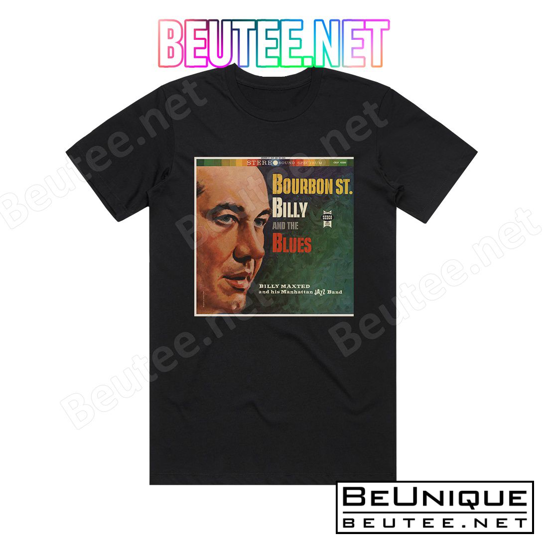 Billy Maxted Bourbon St Billy And The Blues Album Cover T-Shirt